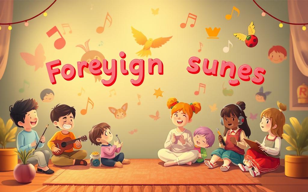 foreign language songs for teaching children